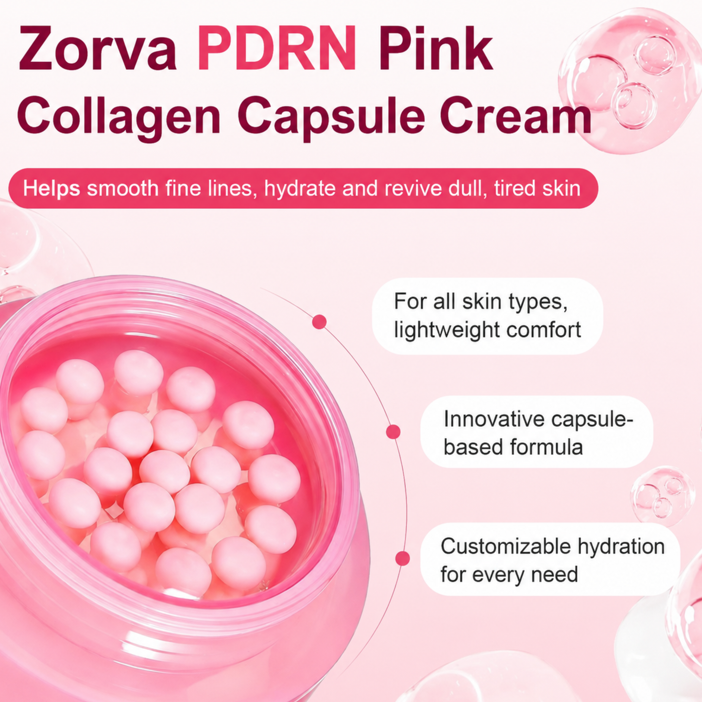 Zorva PDRN Pink Collagen Capsule Cream